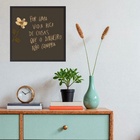 Quadro Quadrado Coisas Que O Dinheiro Não Compra - 33x33cm -