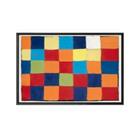 Quadro Quadriculado Colorido 120x80cm - Casa Da Moldura