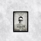 Quadro Quality Shaving Haircuts 24x18cm - Com Vidro Moldura:m