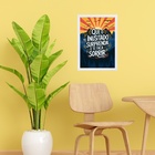 Quadro Que O Inusitado Te Surpreenda 33x24cm - Com Vidro Mold