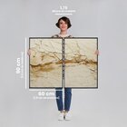 Quadro Rachaduras No Solo Decorativo Com 2 Telas De Parede Pa