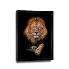 Quadro Realeza Do Leão -- Br Artes