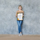 Quadro Religião Judaísmo Estrela De Davi Com Moldura 30x40cm