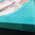 Quadro Religião Santa Ceia Moderna Colorida 100x50 Em Canvas