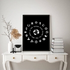 Quadro Religiões Do Mundo Símbolos 24x18cm - Com Vidro Moldur