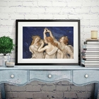 Quadro Renascentista - As Três Graças - 60x48cm Moldura:madei