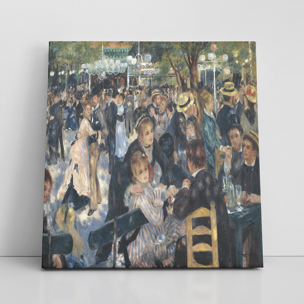 Quadro Renoir O Baile No Moulin De La Galette 80x80cm