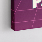 Quadro Retro Party Astronauta Prancha Surf Canvas 60x40cm