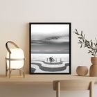 Quadro Rio De Janeiro Bicicleta Em Copacabana 45x34cm Moldura