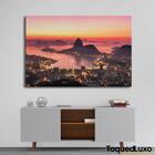 Quadro Rio De Janeiro Céu Vermelho - 1 Tela