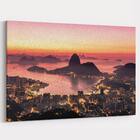 Quadro Rio De Janeiro Céu Vermelho - 1 Tela