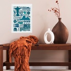 Quadro Rio De Janeiro - Tudo De Bom 24x18cm - Com Vidro Moldu