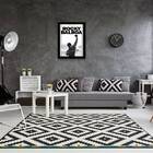 Quadro Rocky Balboa 24x18cm Moldura:madeira Branca