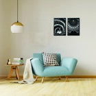 Quadro Roma Preto com Vidro 60x40cm Kapos