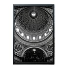 Quadro Roma Preto com Vidro 60x40cm Kapos