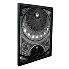 Quadro Roma Preto com Vidro 60x40cm Kapos