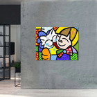 Quadro Romero Britto Amizade