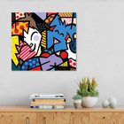 Quadro Romero Britto Best Friends