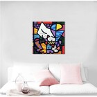 Quadro Romero Britto - Cat 80x70