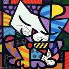 Quadro Romero Britto - Cat 80x70