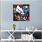 Quadro Romero Britto - Cat 80x70