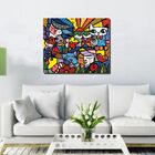 Quadro Romero Britto Garden 90x90 Cm