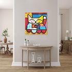 Quadro Romero Britto Gatinho 2