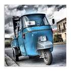 Quadro Romiseta  Uniart Azul 30x30cm