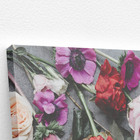 Quadro Rosas E Flores Coloridas Decorativo Canvas 120x80cm