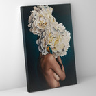 Quadro Rosto Florido - 1 Tela