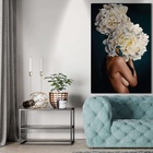 Quadro Rosto Florido - 1 Tela