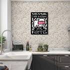 Quadro Sabe A Vida? Então, Cuida Da Sua! 33x24cm - Com Vidro