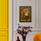 Quadro Sacro Nossa Senhora Da Penha 24x18cm - Com Vidro Moldu