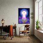 Quadro Saint Germain - Fraternidade Branca - 70x50cm Moldura