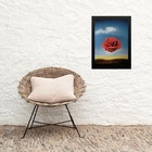 Quadro Salvador Dalí La Rosa Mediativa 33x24cm - Com Vidro Mo