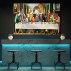 Quadro Santa Ceia Heróis - 1 Tela