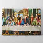 Quadro Santa Ceia Heróis - 1 Tela