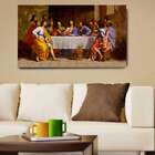 Quadro Santa Ceia Marrom 55x100cm