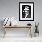 Quadro Santos Drumont- 60x48cm Moldura Branca