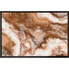 Quadro Satélite Deserto Abstrato 70x50cm - Casa Da Moldura