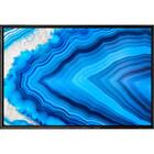 Quadro Satélite Ondas Abstrato 70x50cm - Casa Da Moldura