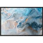 Quadro Satélite Polo Abstrato 90x60cm - Casa Da Moldura