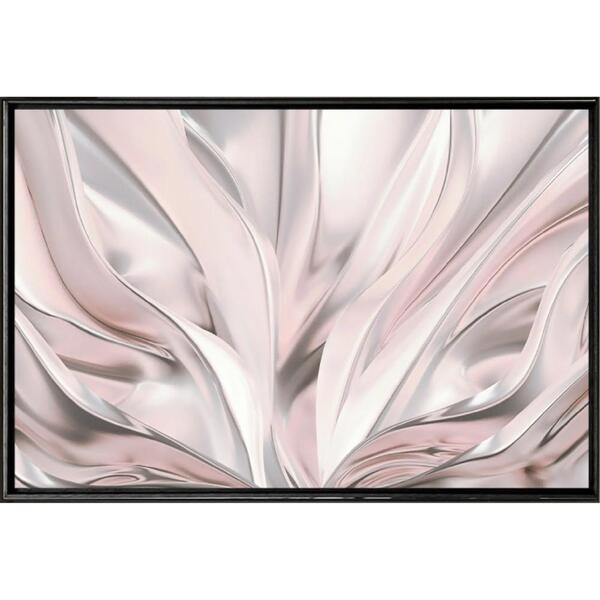 Quadro Seda Abstrato 70x50 - Casa Da Moldura