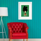 Quadro Segura Coração - 60x48cm Moldura:madeira Branca