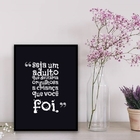 Quadro Seja O Orgulho De Uma Criança 45x34cm - Com Vidro Mold