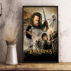 Quadro Senhor Dos Aneis O Retorno Do Rei Tamanho A4