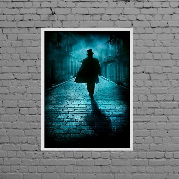 Quadro Senhor Tranca Rua Das Almas 33x24cm - Com Vidro Moldur