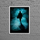 Quadro Senhor Tranca Rua Das Almas 45x34cm - Com Vidro Moldur