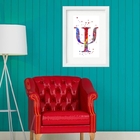 Quadro Símbolo Psicologia - 60x48cm Moldura:madeira Branca