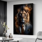 Quadro Social Lion -- Br Artes Grande 118x78